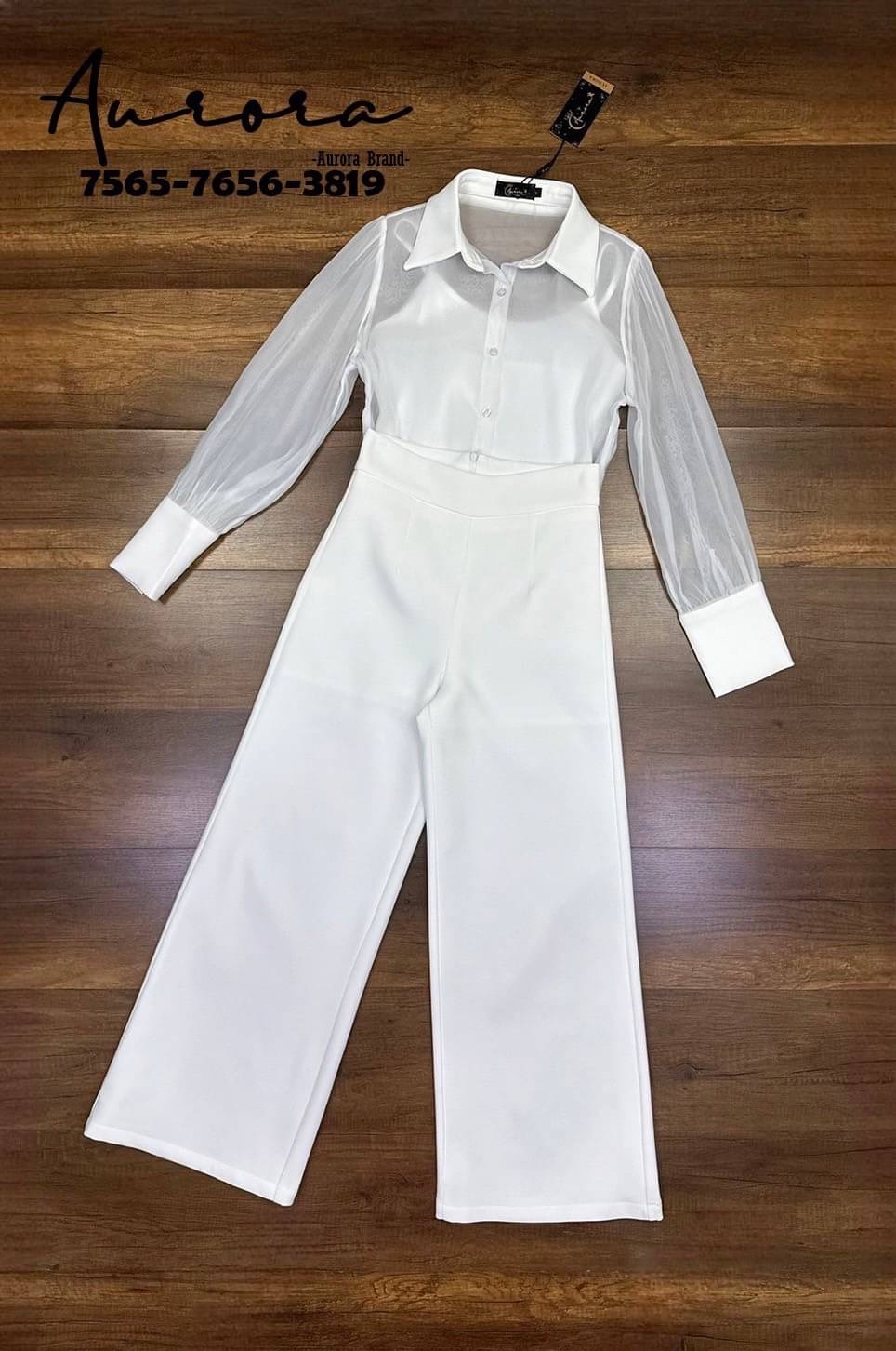 Set 3ชิ้น :เสื้อเชิ้ต+เสื้อกล้าม+กางเกง ใส่สบาย : สินค้าคุณภาพ (พร้อมส่ง)