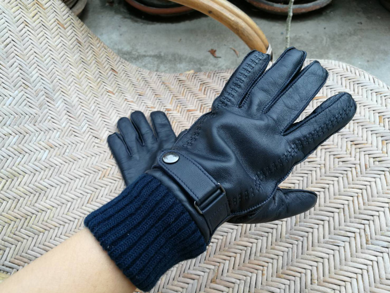 ถุงมือชาย หนังแกะ BEAM อุ่นติดลบ