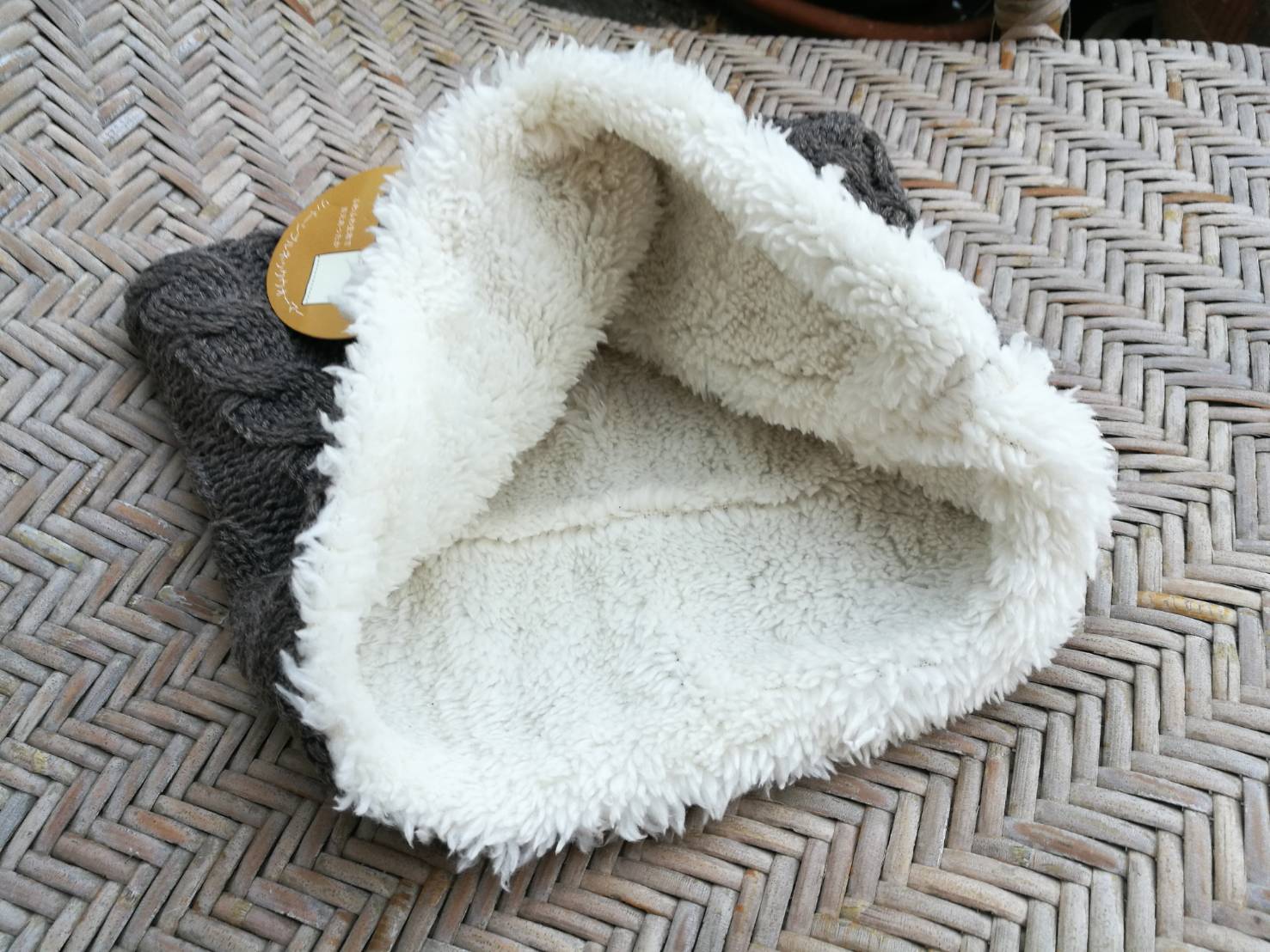 ที่อุ่นคอไหมพรมบุขนหมี สวยมากกก อุ่นมากกกก