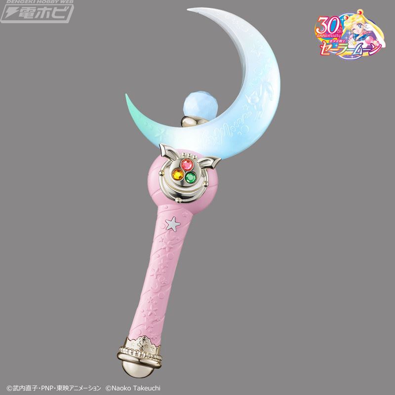พร้อมส่ว Sailor Moon Miracle Shiny Series Moon Stick