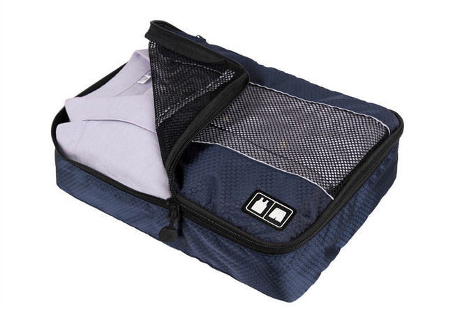 Bagsmart กระเป๋าจัดระเบียบเดินทาง 3 ใบต่อชุด ใส่เสื้อ, กางเกง, กระโปรง, ผ้าขนหนู (Bagsmart Packing Cubes 3-Pcs Travel Organizer)