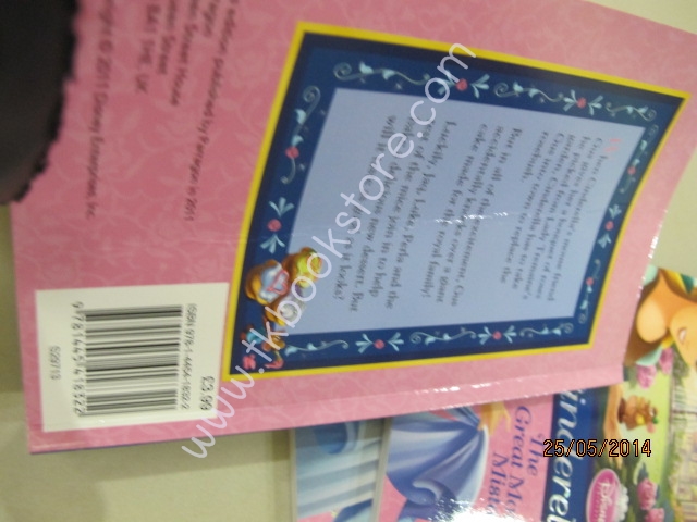 Disney Princess Chapter Book : Cinderella : The Great Mouse Mistake เจ้าหญิงดิสนีย์ ซินเดอเรลล่า หนังสือนิทานแบ่งเป็นบท