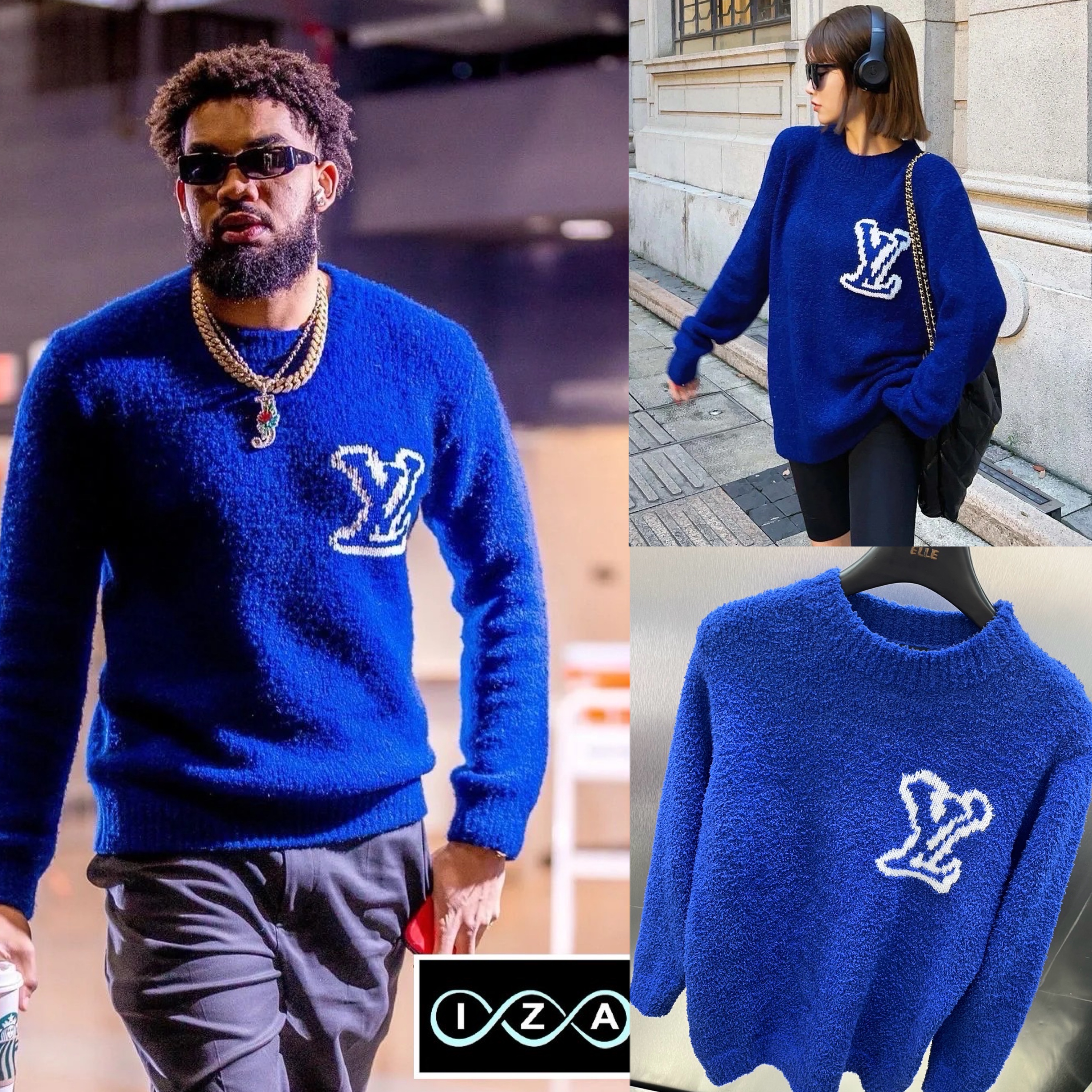 เสื้อสเวตเตอร์ผ้าวูล สวย ทอลายlogo ในตัว ผ้าสวยมาก งานไฮเอ็น ชนช็อป ใส่สบาย : สินค้าคุณภาพ (พร้อมส่ง)