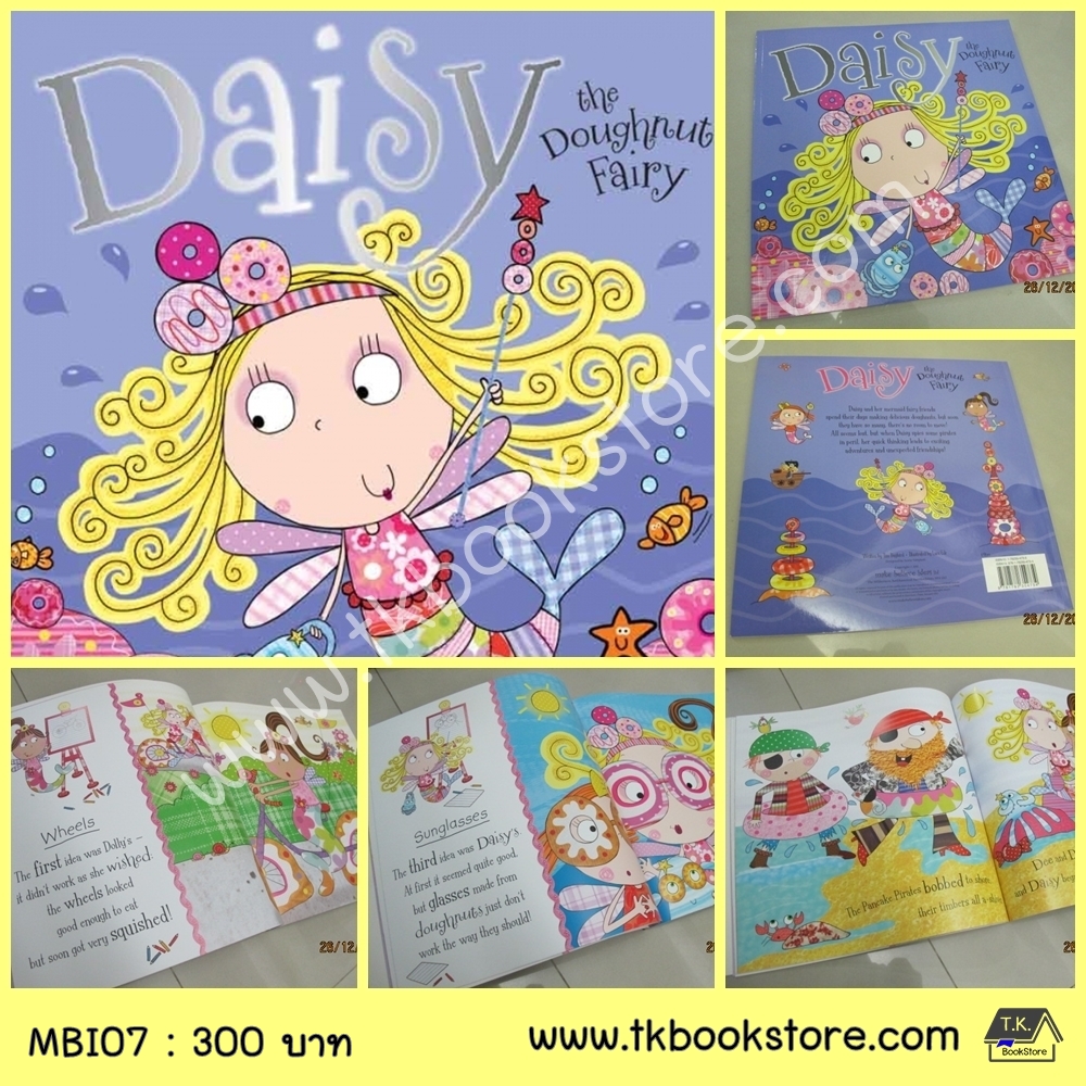 Nick Page & Clare Fennel : Sweet Fairy Friends : Daisy the Doughnut Fairy : เดซี่นางฟ้าโดนัท นิทานภาพ ปกอ่อน เล่มโต Make Believe Ideas
