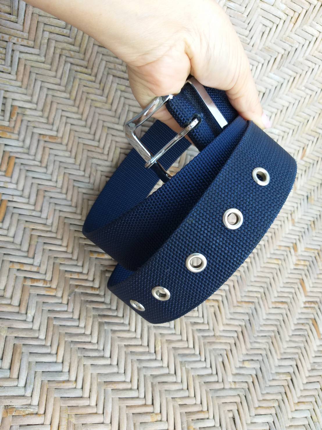 เข็มขัดชาย สวยมาก สีกรมทอ.