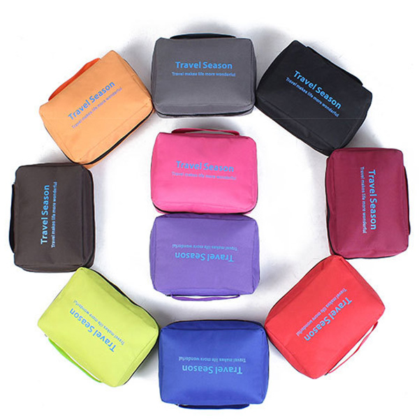 กระเป๋าใส่อุปกรณ์อาบน้ำ คุณภาพดี สำหรับเดินทาง ท่องเที่ยว แขวนได้ กันน้ำ แข็งแรง ทนทาน