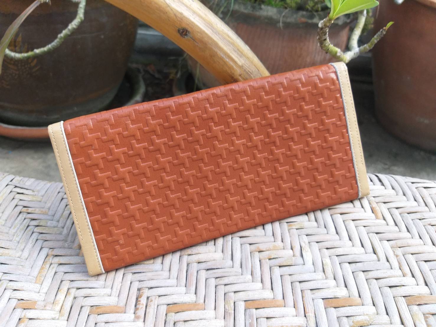 กระเป๋าสตางค์หนังวัวแท้ สวยมาก (ของใหม่)