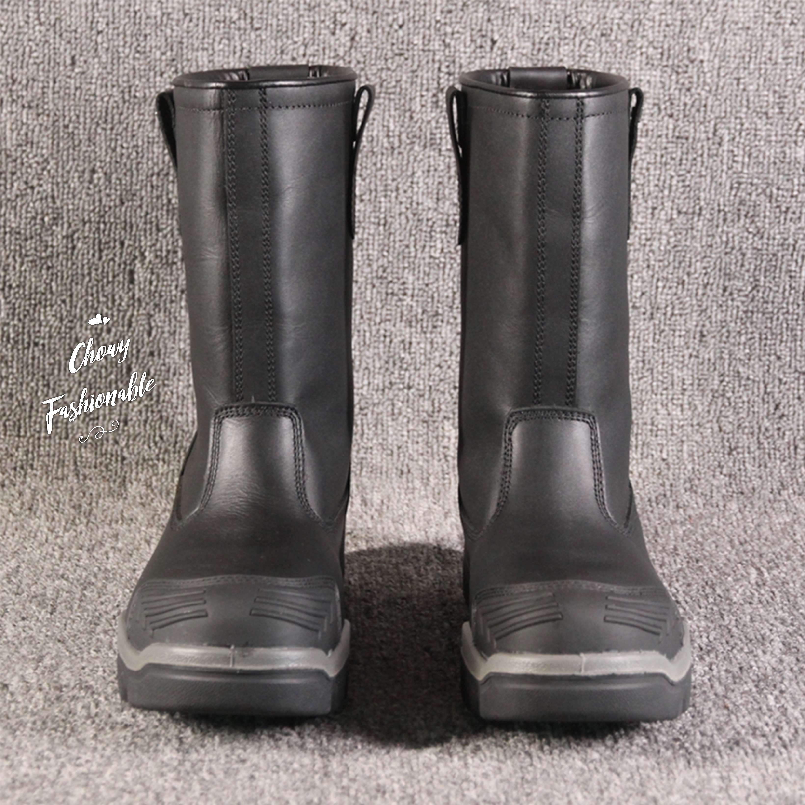 รองเท้าเซฟตี้ไซส์ใหญ่ 49 เซฟตี้บูทยาว รองเท้านิรภัย Safety Boot KR1176BL