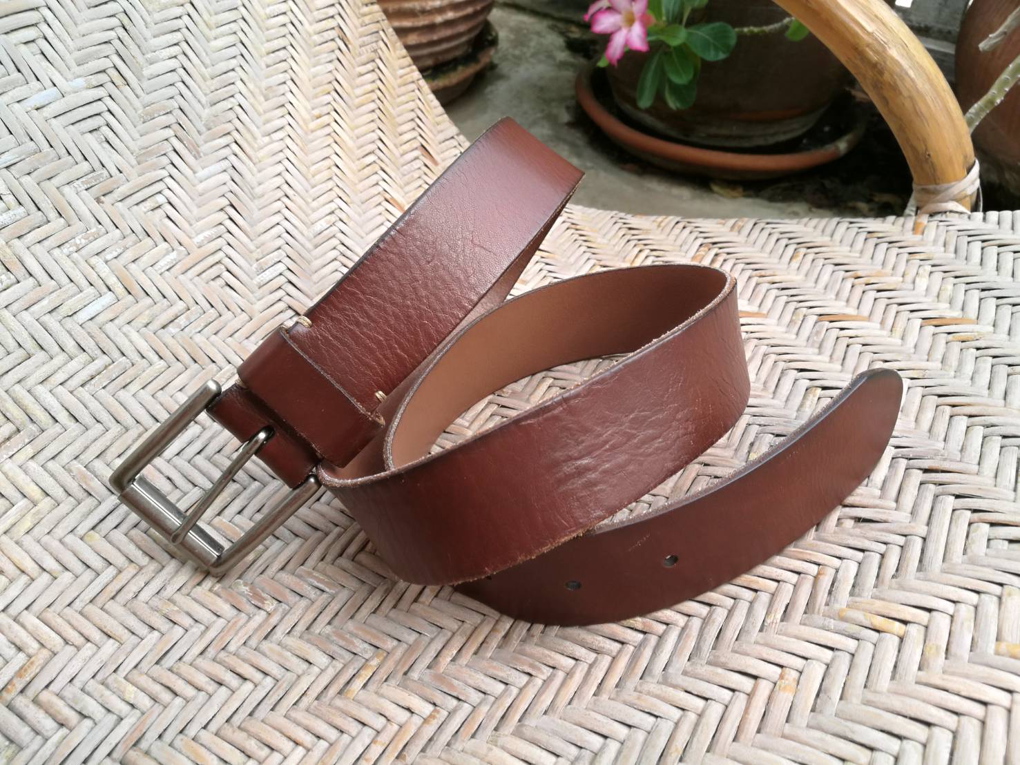 เข็มขัดชาย หนังแท้