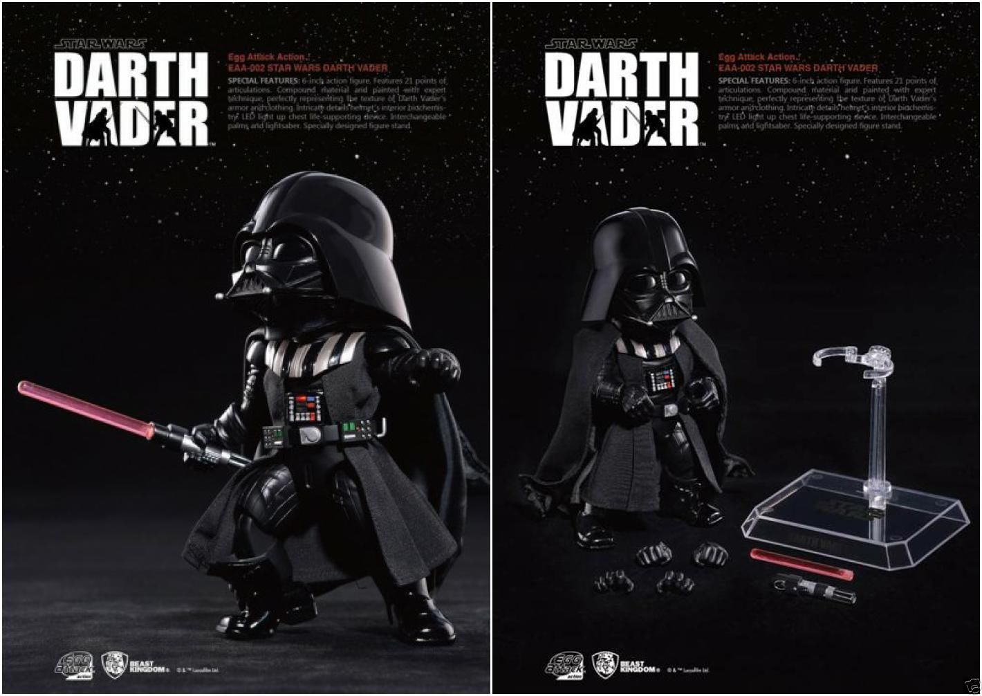 พร้อมส่ง Egg Attack EAA-002 Star Wars Episode V - Darth Vader