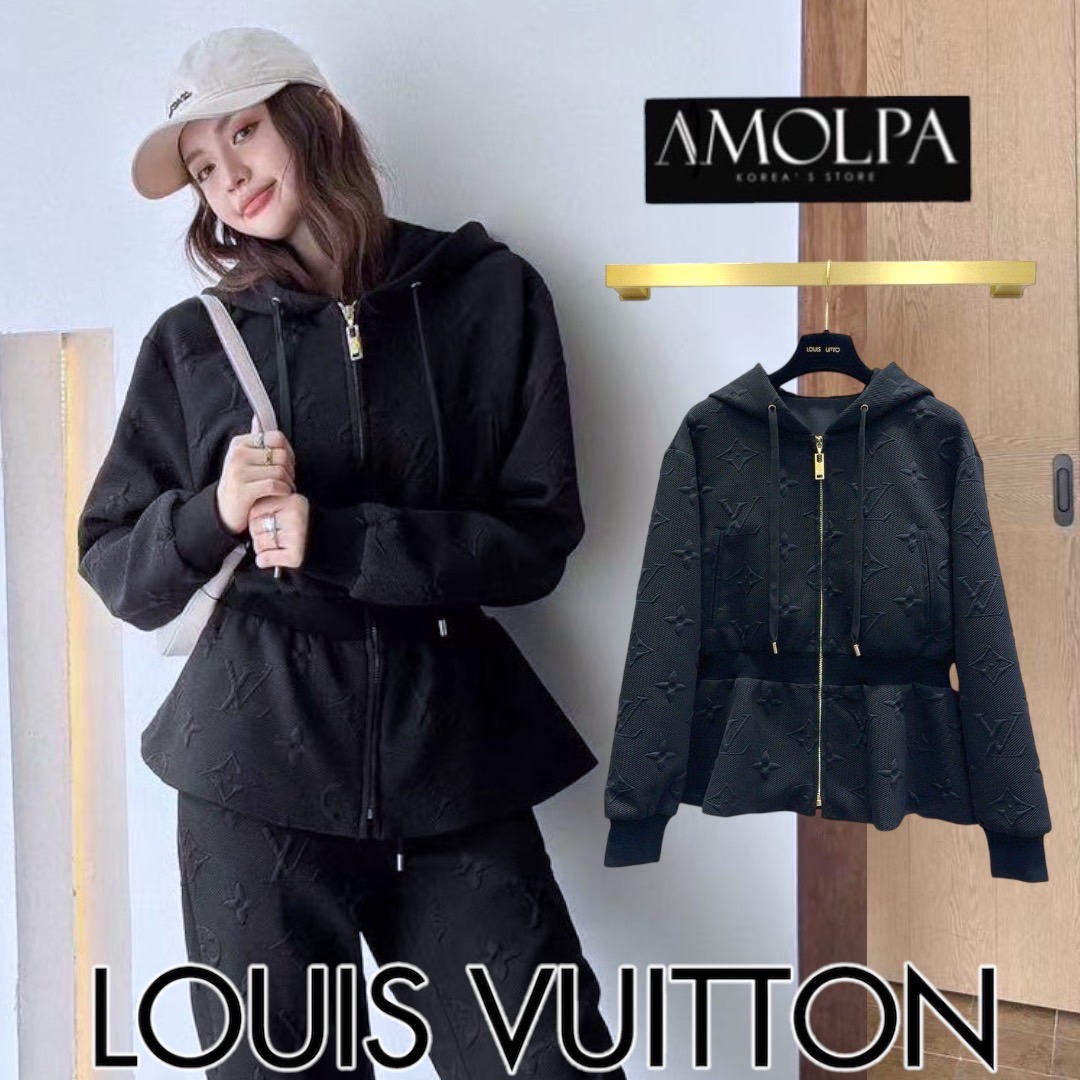 JACKET LV 3D งาน 1 : 1 งานสวยสุด ปัง เนื้อผ้าดีม๊าก ผ้าใส่สบายมาก ห้ามพลาดใส่สบายสุดๆ ใส่สบาย : สินค้าคุณภาพ (พร้อมส่ง)
