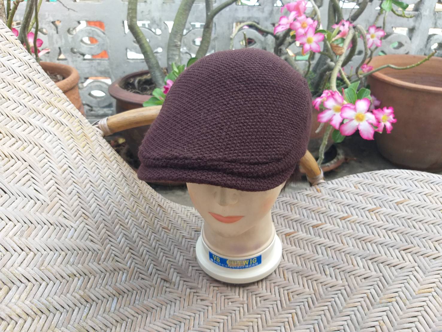 หมวกติงลี่ไหมพรม Tokio Hat สวยค่ะ สีน้ำตาลไหม้