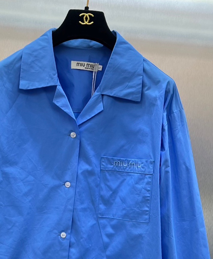 เสื้อเชิ๊ตผ้าคอตตอน ปัก MM logo แพทเทิลสวย เรียบเกร๋ ใส่ง่ายใส่สบาย เชิ๊ตกระดุมหน้า งานสวยไฮเอ็น : สินค้าคุณภาพ (พร้อมส่ง)