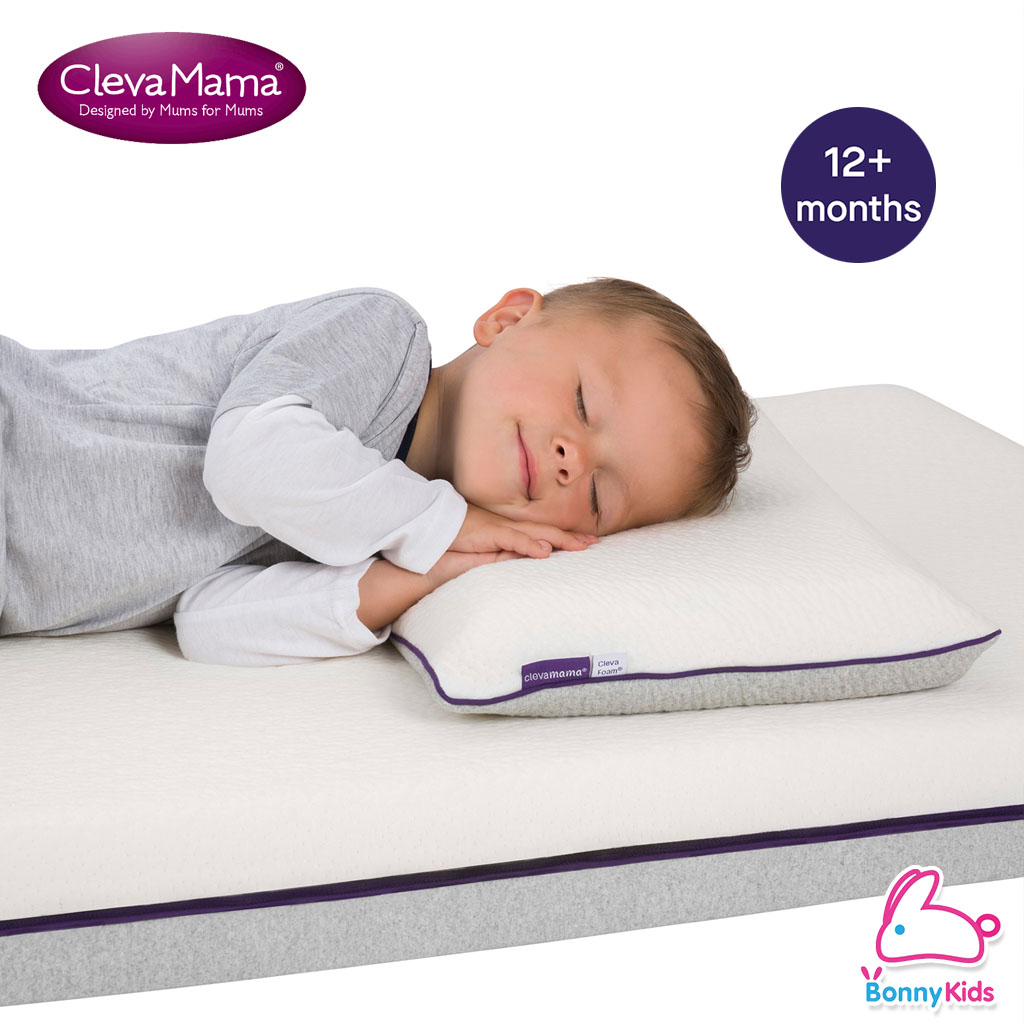 ClevaMama ClevaFoam Pillow หมอนหนุนสำหรับเด็ก 0-12+ (มีขนาดสำหรับเด็กแต่ละช่วงวัย)