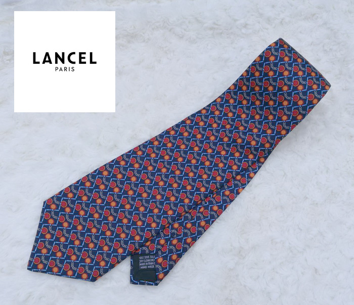 เนคไทแบรนด์เนม LANCEL NECKTIE ของแท้