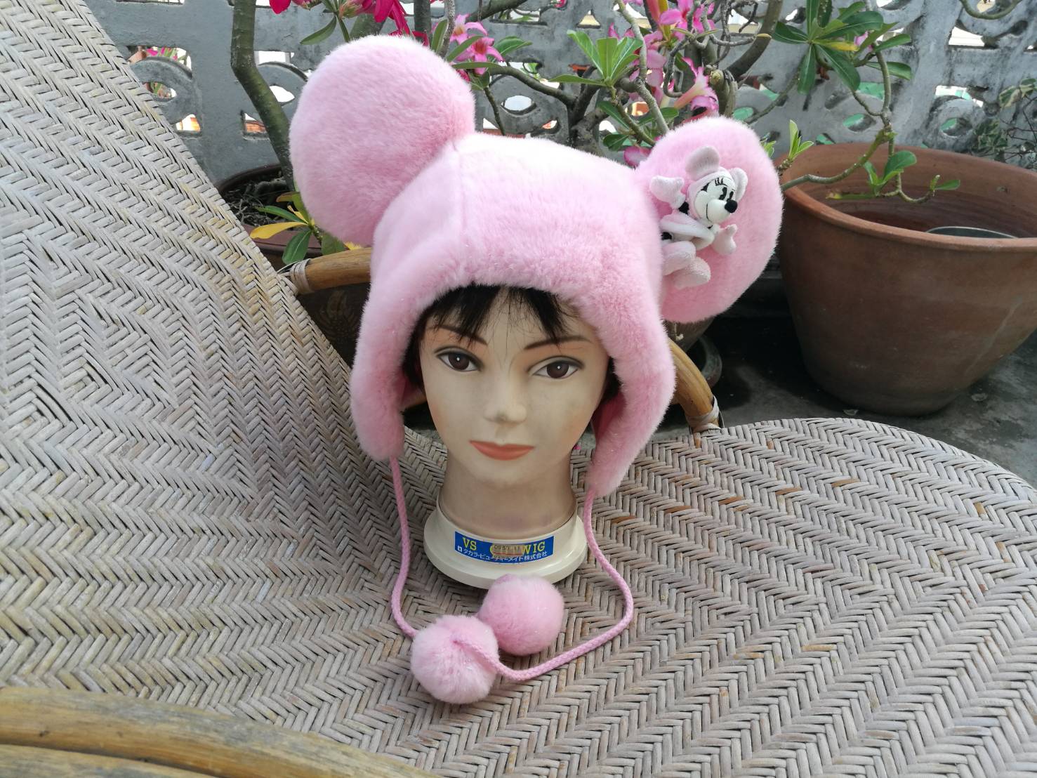 หมวกพร็อพ MinnieMouse ของแท้ Disney จากโตเกียว