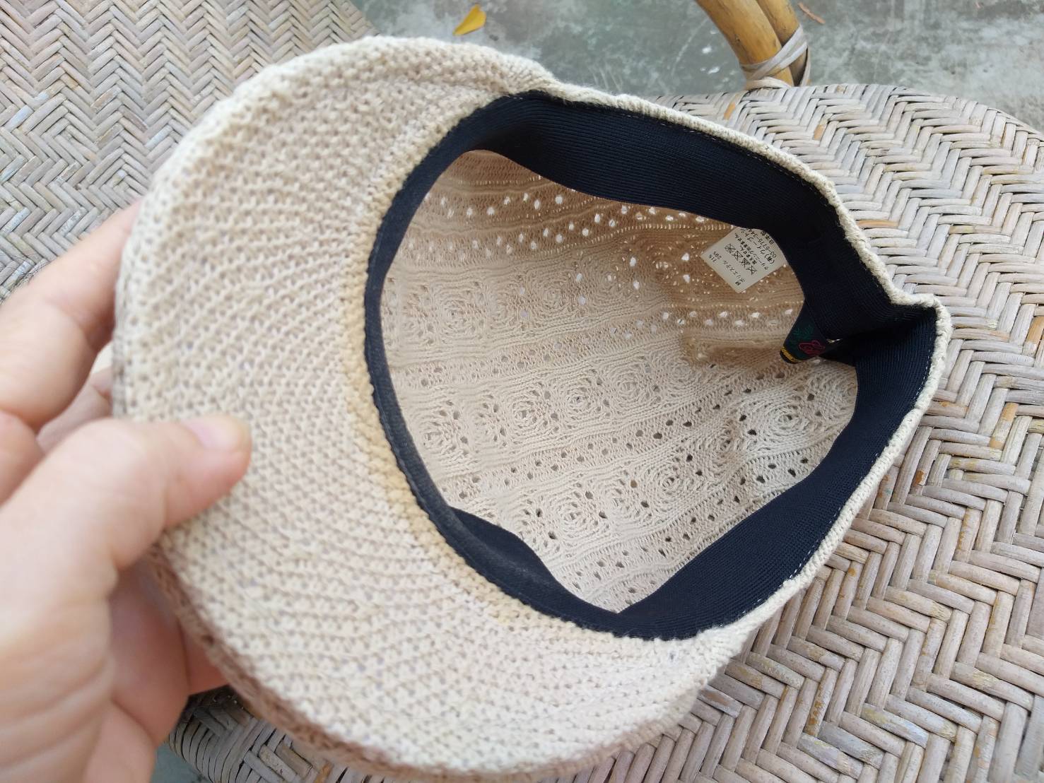 หมวกติงลี่ หมวกแฟลตแค็ป ไหมถักสวยมาก