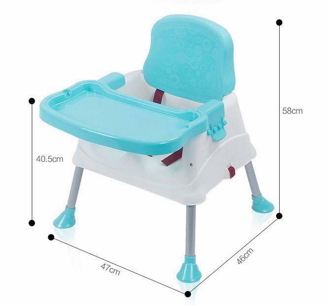 เก้าอี้ทานข้าวเด็ก 3 in 1 Booster ขาตั้งปรับระดับได้