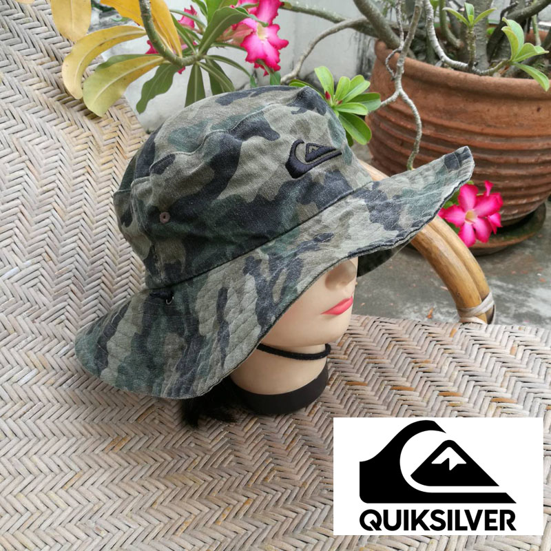 หมวกปีกกว้างลายพราง QUIKSILVER