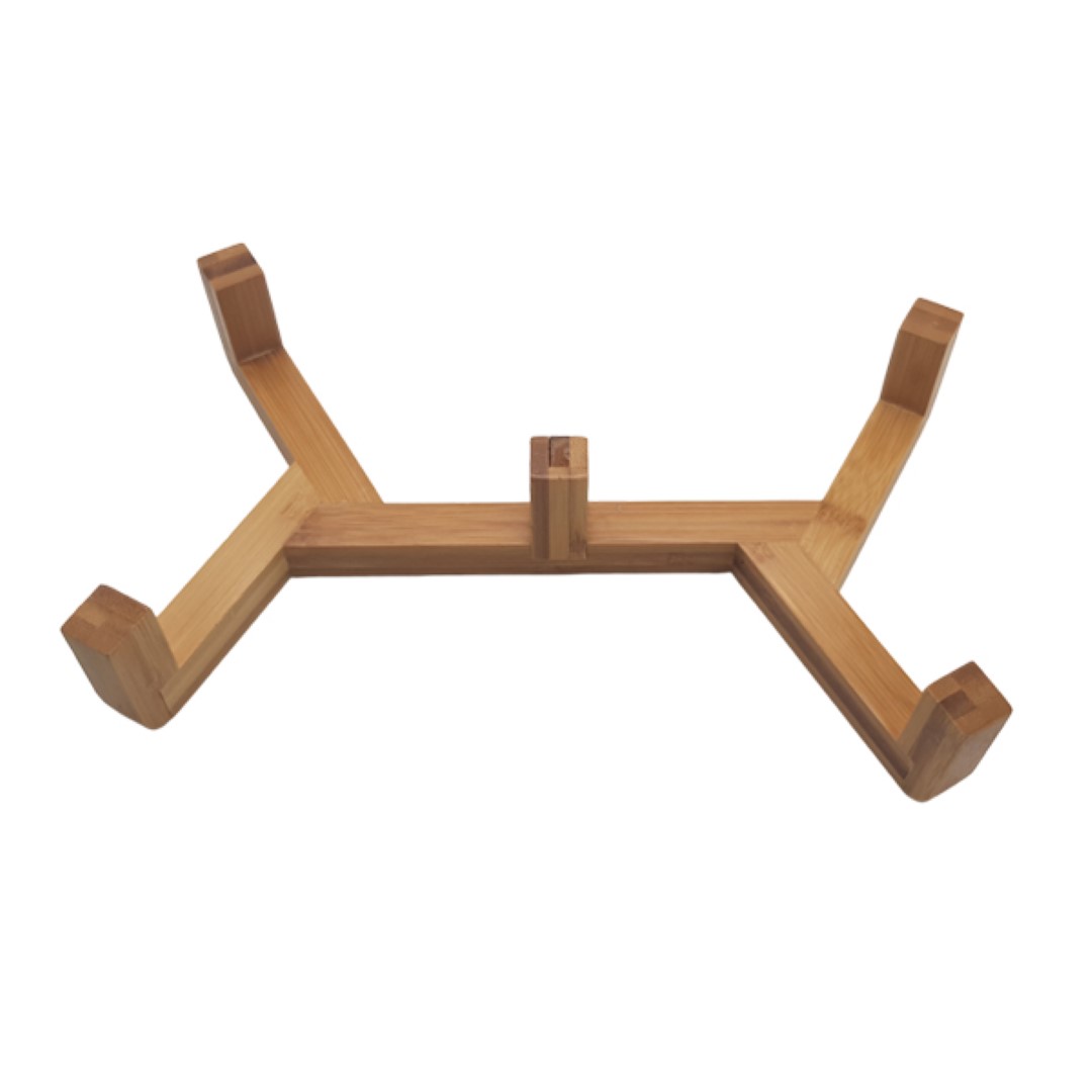 ชามเซรามิคสัตว์เลี้ยง Petsuka พร้อมฐานรองสไตล์ญี่ปุ่น สำหรับสุนัขและแมว สีเทา แบบคู่ 850 ml