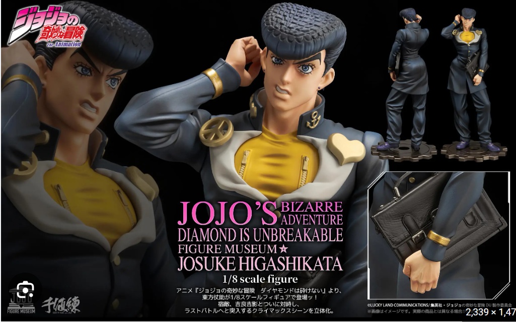 [เปิดจอง] Anime JoJo's Bizarre Adventure Diamond Is Unbreakable FIGURE MUSEUM Higashikata Josuke 18 scale figure
