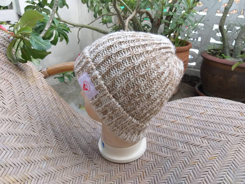 หมวกไหมพรมขนสัตว์หนา HIGHTLAND2000 Made in UK