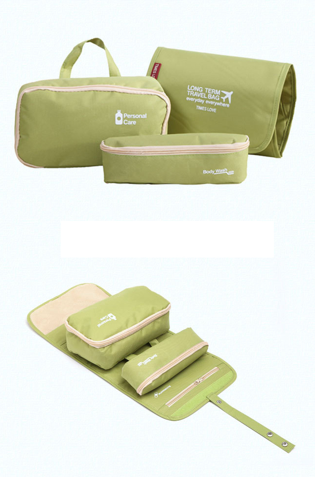 กระเป๋าใส่อุปกรณ์อาบน้ำ คุณภาพดี แขวนได้ ดึงกระเป๋าอีกสองใบแยกใช้ได้