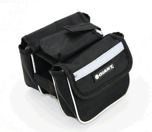 กระเป๋ากันน้ำแขวนเฟรมจักรยาน มีแถบสะท้อนแสง มี 3 สี ดำ, แดง, น้ำเงิน จำนวนจำกัด