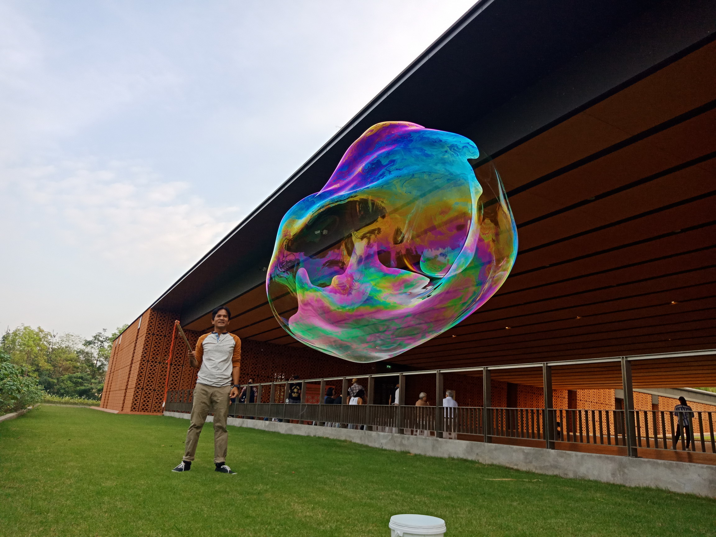 Bubble Show บับเบิ้ลโชว์ โชว์ฟองสบู่ ฟองสบู่ยักษ์ ถ่ายโฆษณา 01/12/2561