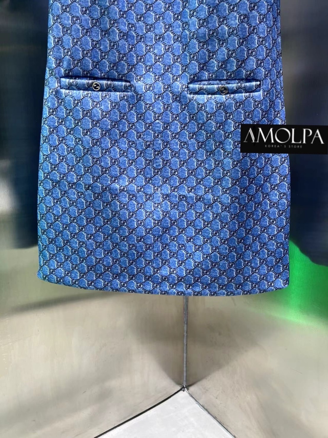 DRESS GG งาน hiend คุณภาพระดับVVVIP ผ้าทอ ผ้าดีมาก มีน้ำหนักสุดๆ เย็นมากๆ ห้ามพลาดเลยน๊า สวยสุดๆ ใส่สบาย : สินค้าคุณภาพ (พร้อมส่ง)