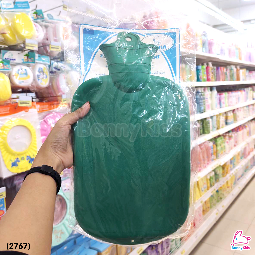 (2767) ATTOON (แอทตูน) Hot Water Bottles กระเป๋าน้ำร้อนไซส์ใหญ่ ยางเกรดพิเศษป้องกันการรั่วซึม 2 ชั้น