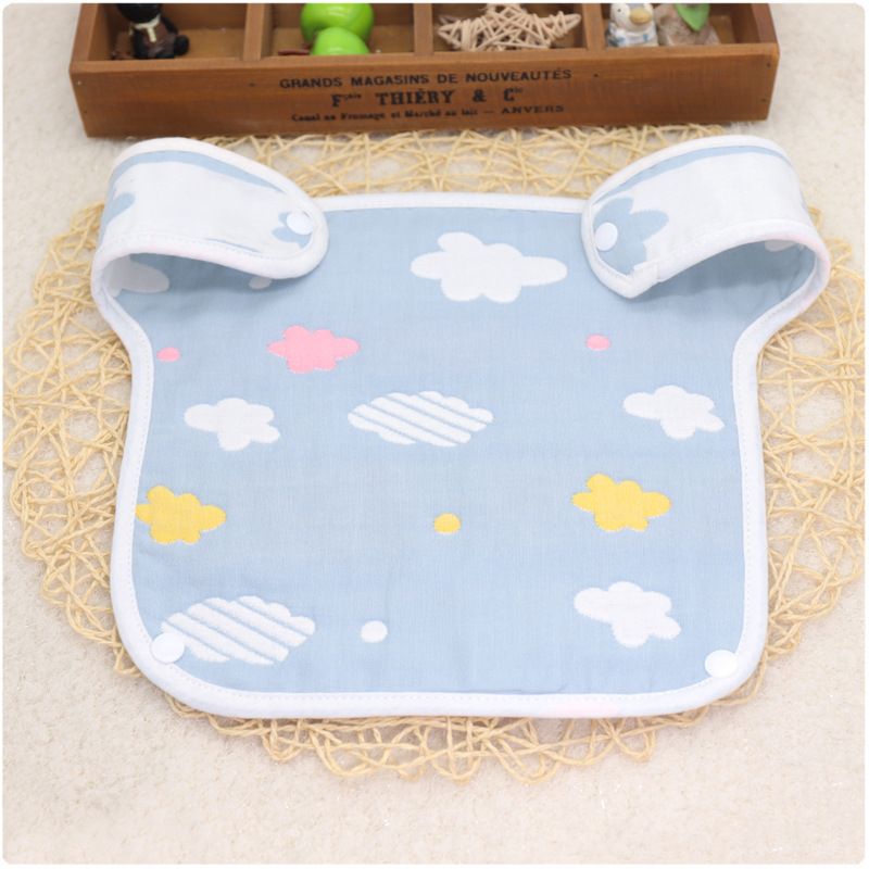 ผ้าซับน้ำลาย ผ้ากันเปื้อนสำหรับหุ้มเป้อุ้มเด็ก กันน้ำลาย-กันแทะ NanaBaby Teething Pads