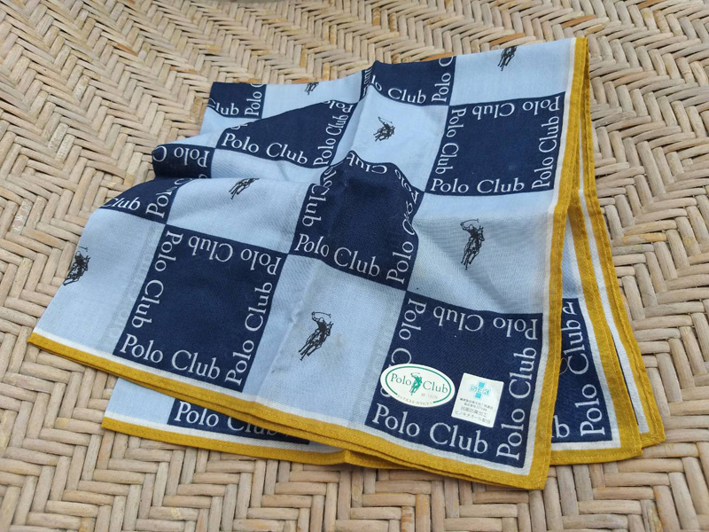 ผ้าเช็ดหน้าชาย แบรนด์เนม Polo Club