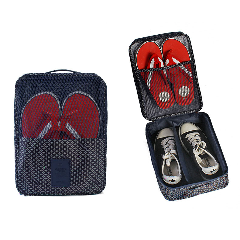 DINIWELL กระเป๋าใส่รองเท้าสำหรับเดินทาง หรือเล่นกีฬา ผลิตจากโพลีเอสเตอร์คุณภาพดี กันน้ำ มี 5 สี 5 ลายให้เลือก