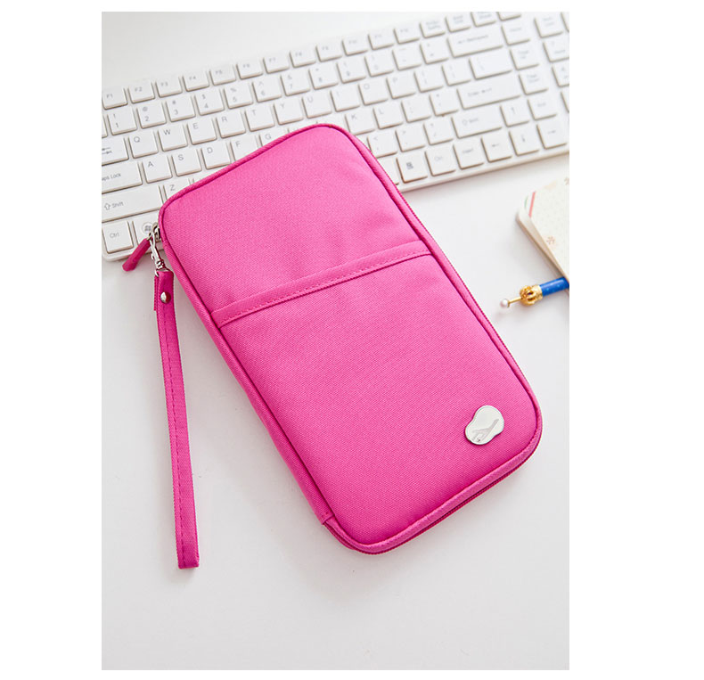 กระเป๋าใส่พาสปอร์ต กระเป๋าใส่หนังสือเดินทาง อเนกประสงค์ มีสายคล้องมือ ใส่เอกสารได้เยอะ พกพาสะดวก กันน้ำ คุณภาพดี