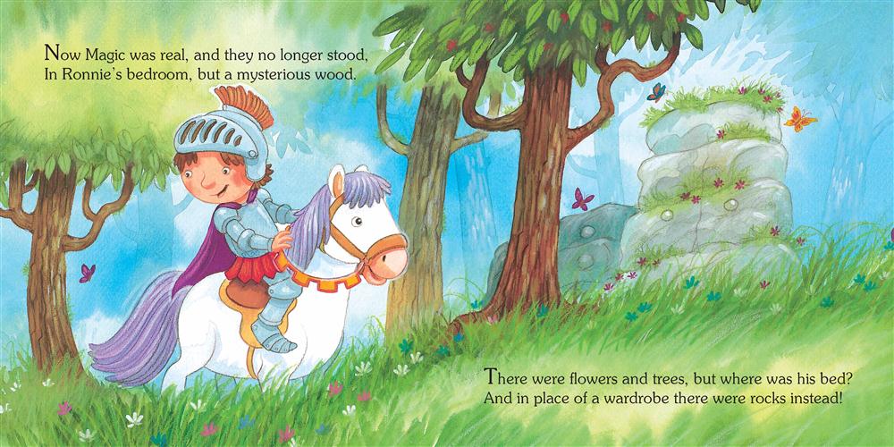 Little Ronnie and Magic the Horse รอนนี่น้อยและม้าวิเศษ หนังสือภาพปกอ่อน นิทานภาพ หนังสือเด็ก