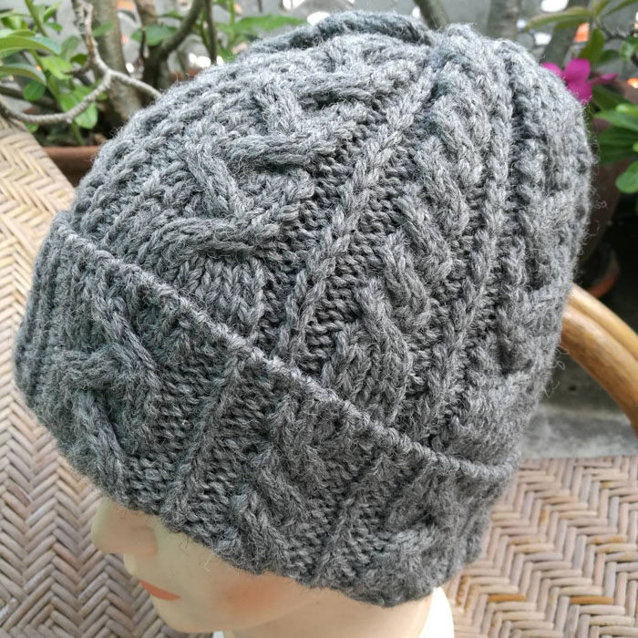 หมวกไหมพรมขนสัตว์ Made in England