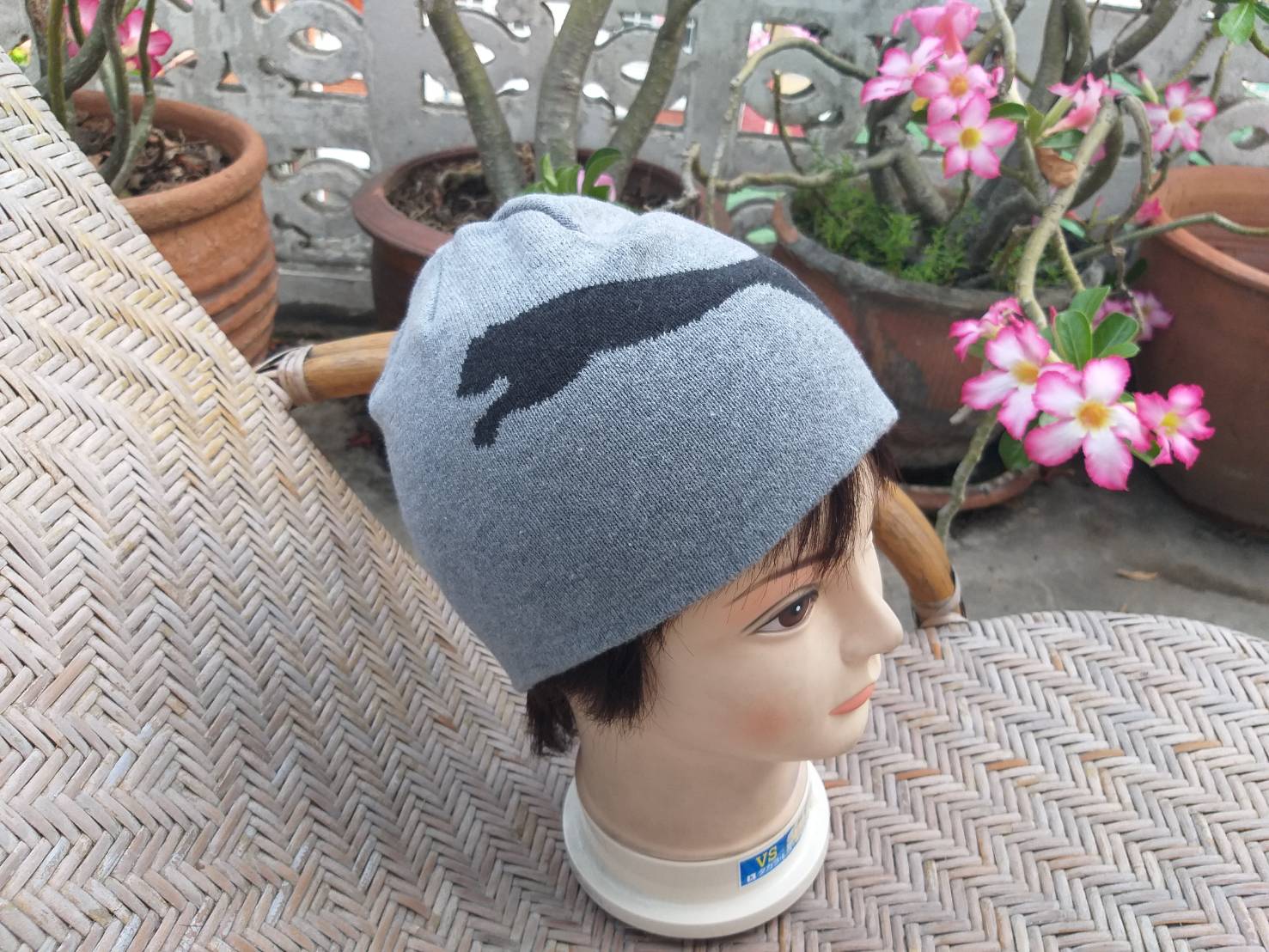 หมวกไหมพรม PUMA ไหมพรม 3 ชั้น อุ่นมาก