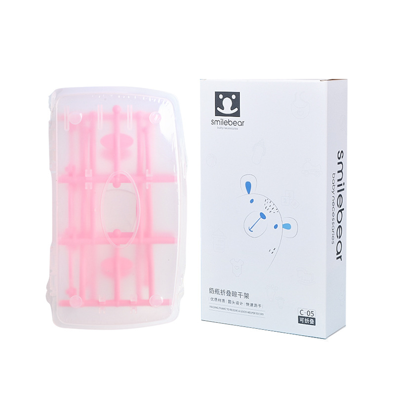 ที่คว่ำขวดนม ที่ตากขวดนม พับได้ วางขวดและอุปกรณ์หลังล้างเสร็จ พับพกพาง่าย NanaBaby Portable Bottle Dryer Rack