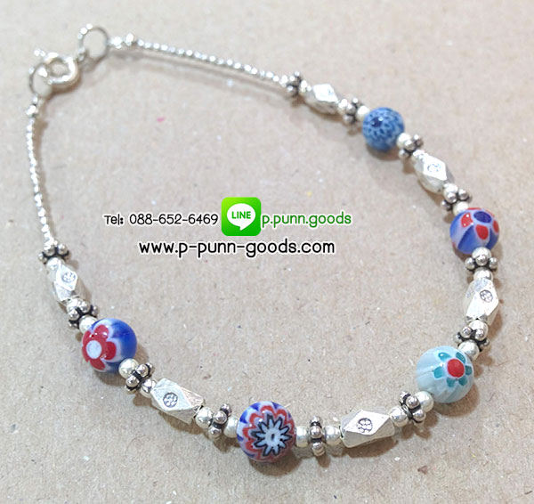 สร้อยข้อมือเงินแท้