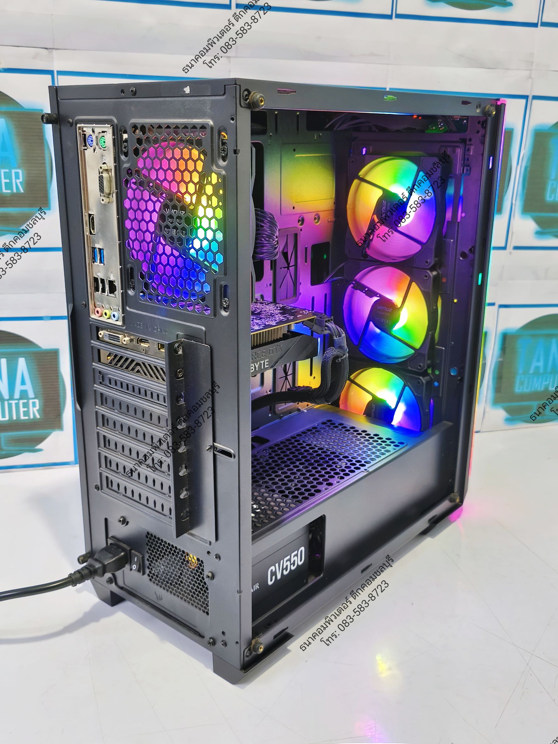 (คอมเล่นเกมส์มือสอง) Intel I5-9400F Ram16gb SSD500GB GTX1650 4GB