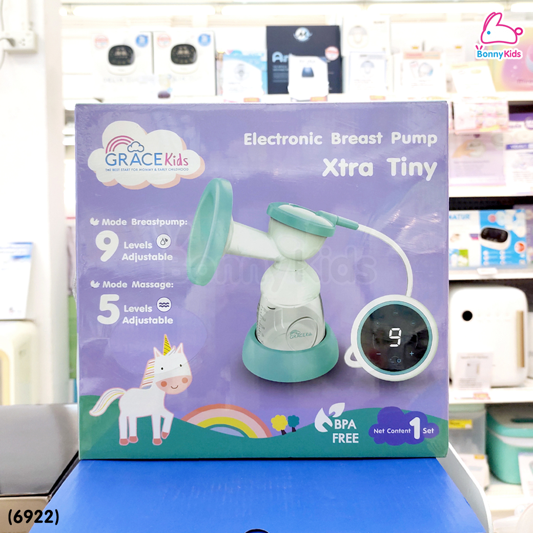 (6922) GraceKids (เกรซคิดส์) Electronic Breast Pump เครื่องปั๊มนม รุ่น Xtra Tiny น้่ำหนักเบา พกพาสะดวก