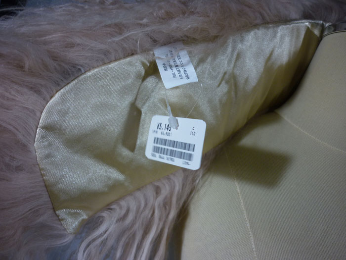 ผ้าพันคอ เฟอร์ขนแกะมองโกเลียแท้ (ใหม่ป้ายห้อย)