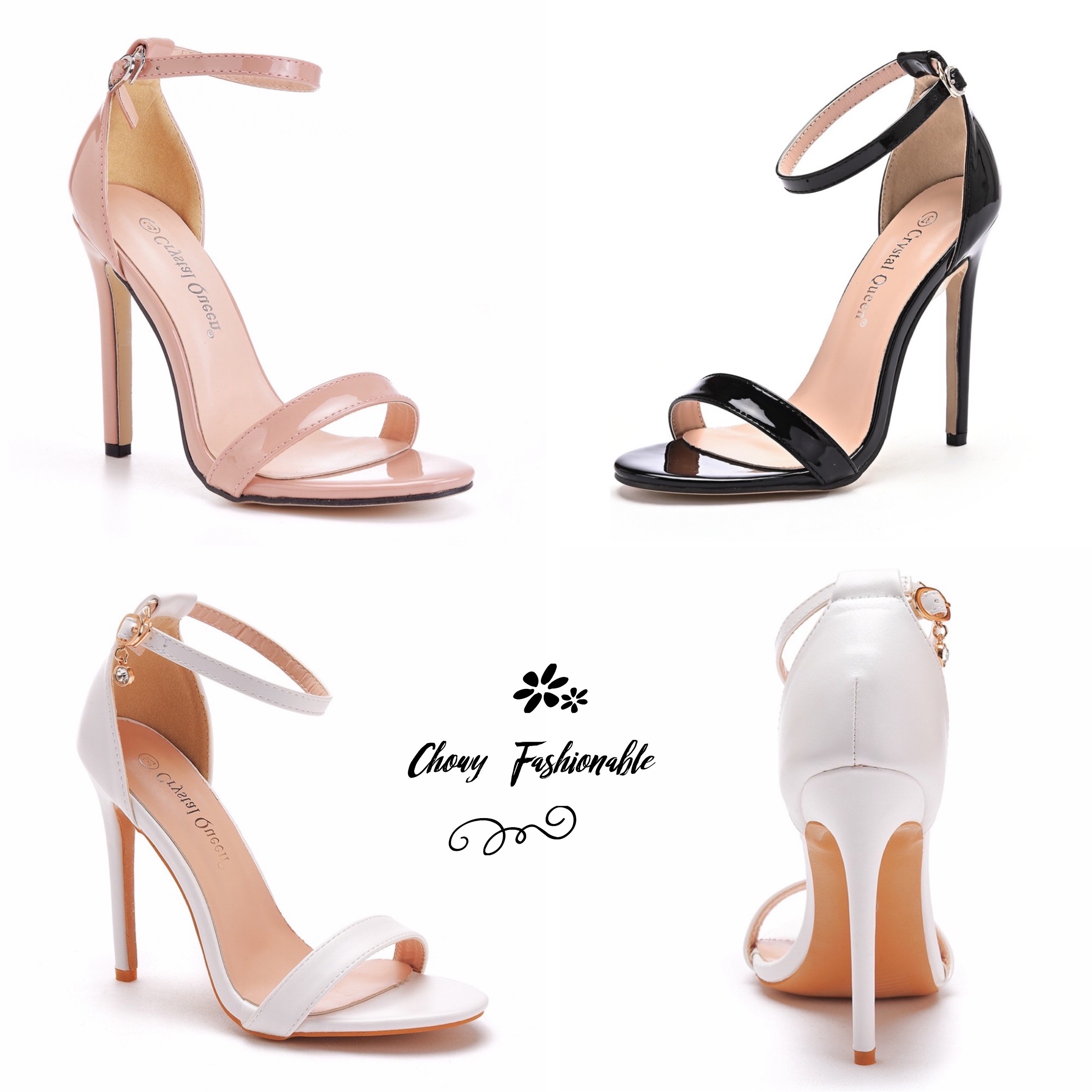 รองเท้าส้นสูงไซส์ใหญ่ 38-46 สูง 4 นิ้ว ส้นสูงนางแบบ ไซส์ใหญ่ KR1099H11