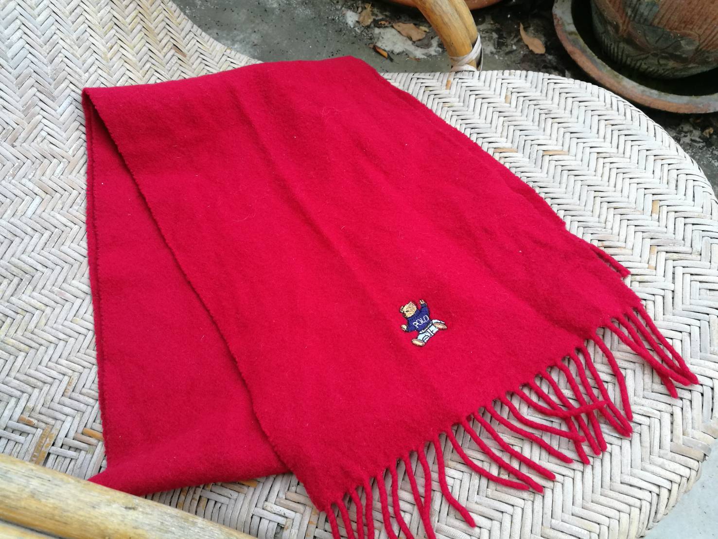 ผ้าพันคอ Polo Ralph Lauren Made in Scottland