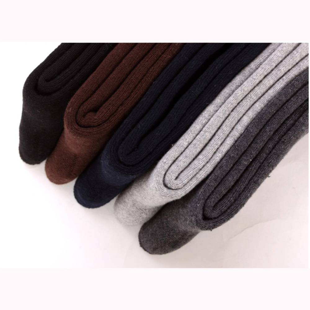 [แพค 5 คู่] ถุงเท้าไซส์ใหญ่ 47-50 แบบหนาพิเศษ กันหนาว KR1042