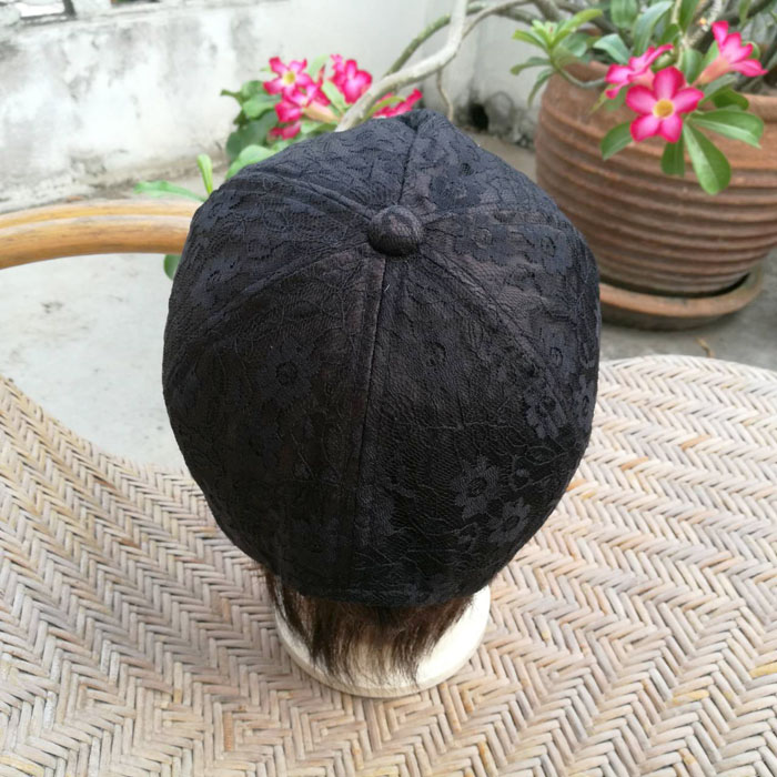 หมวกแก๊ปแต่งลูกไม้ครอบทั้งใบ สวยมาก