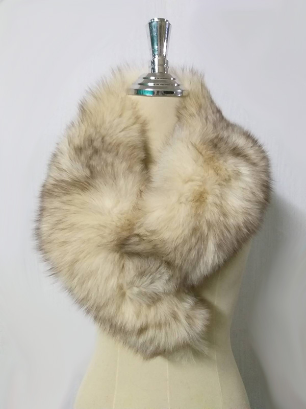 ผ้าพันคอ เฟอร์แต่งโค้ท Fur Fox แท้ แผงใหญ่