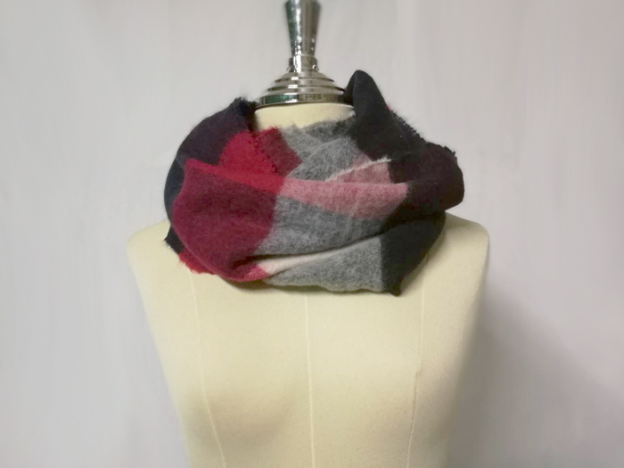 ผ้าพันคอโดนัท ผ้าฟลีซสุดนุ่ม สีสวย อุ่นมากๆ