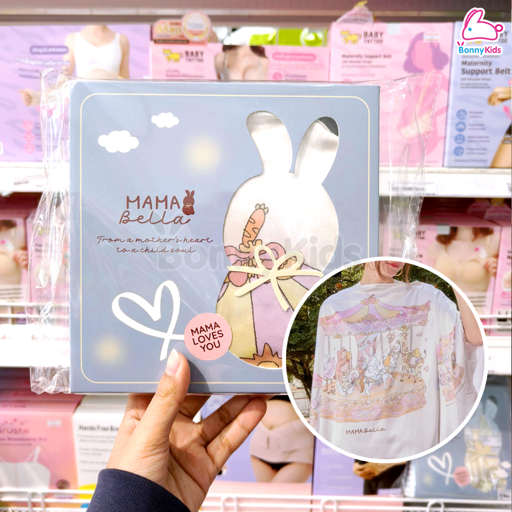 Mamabella (มามาเบลล่า) Nursing Cover ผ้าคลุมให้นม ผ้าไหมสเปน (2ลาย)